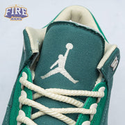 Air Jordan 3 Retro Bicoastal Black Malachite Fossil FZ7974-300 Unisex