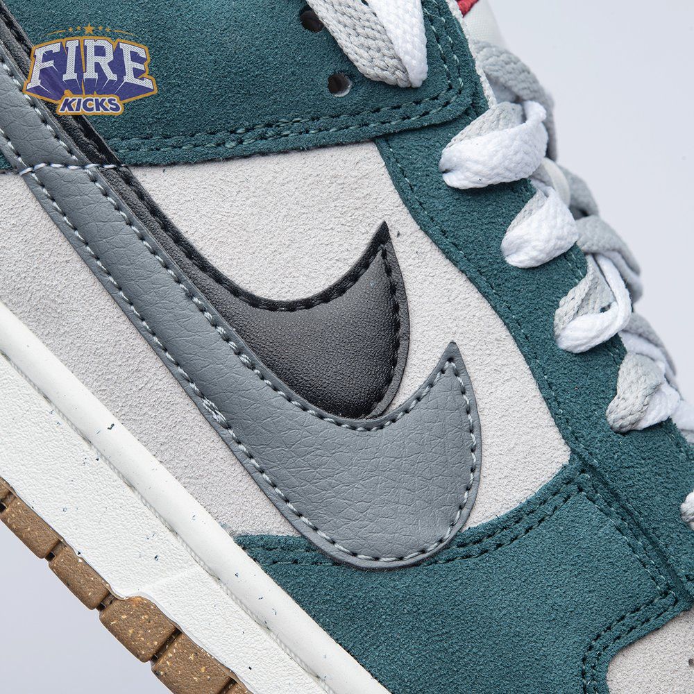 Nike SB Dunk Low Grey Green Black DO9457-110 Unisex