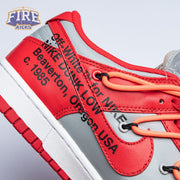 Off-White x Dunk Low 'University Red' Men's