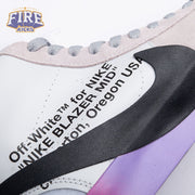 Nike Blazer Mid Off-White Wolf Grey Serena Queen AA3832-002 Unisex