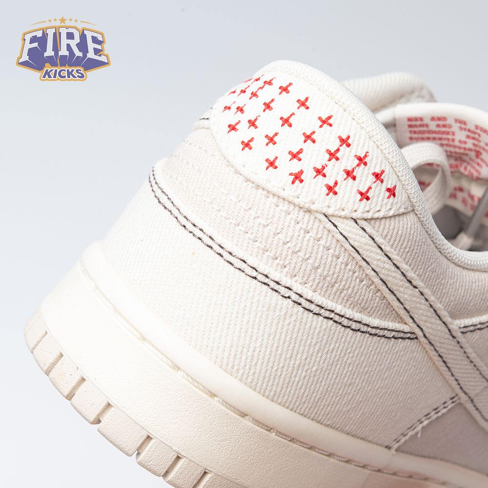 Nike Dunk Low Light Orewood Brown Sashiko DV0834-100 Unisex