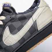Jordan 1 Low x VL Grey and Black DZ2505-001 Men's