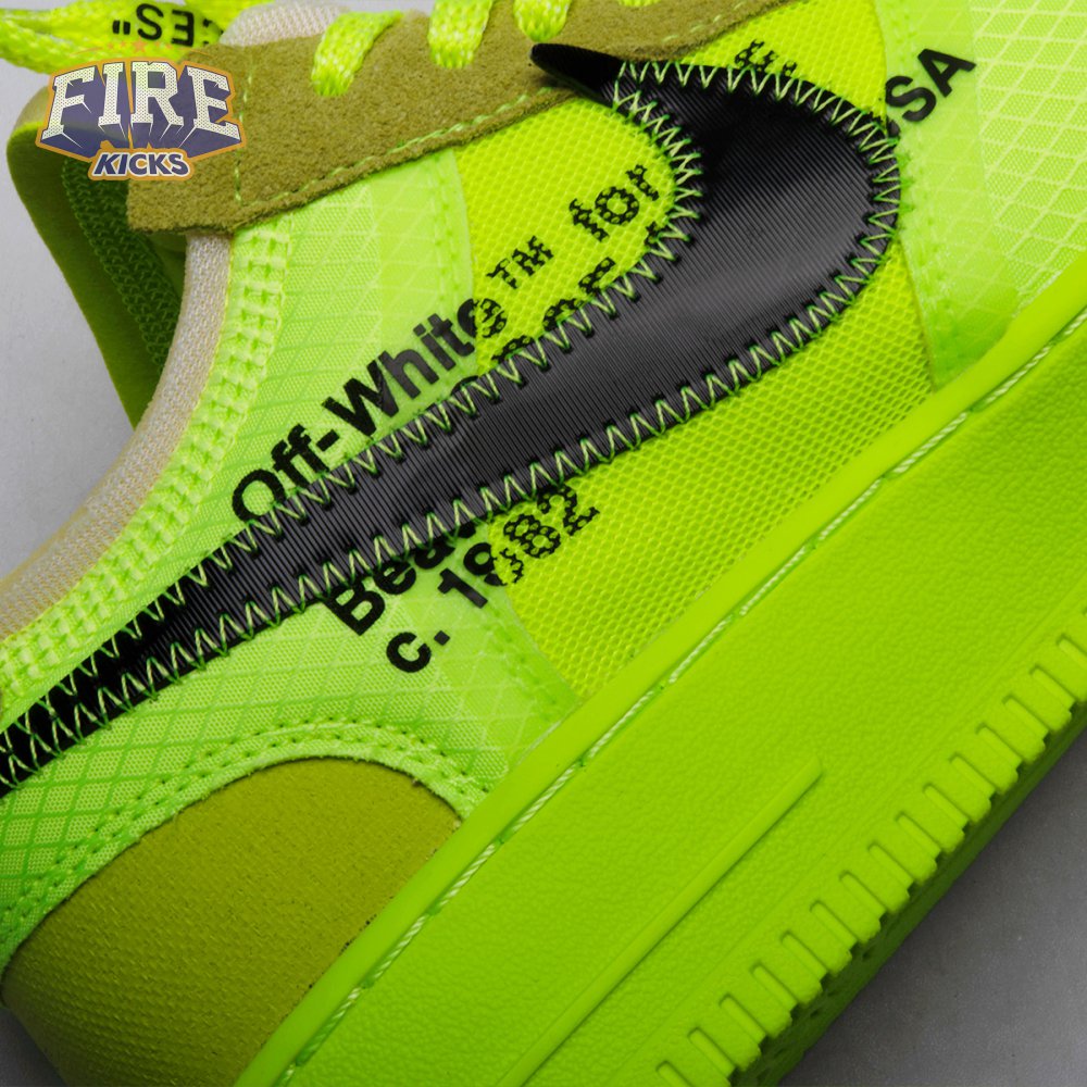Off-White x Air Force 1 Low 'Volt' Unisex