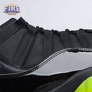 Air Jordan 11 GS Black Barely Volt Men's