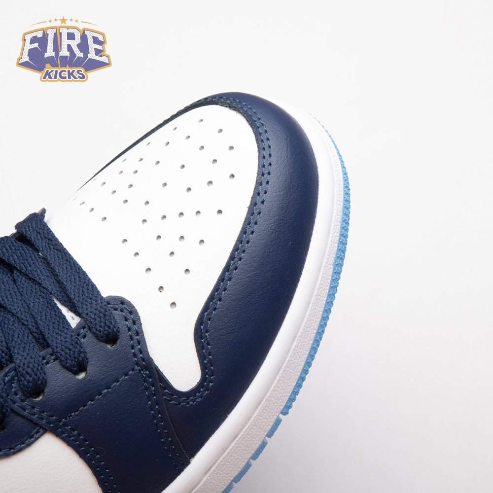 Jordan 1 Low Midnight Navy University Blue 553558-404 Unisex