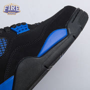Jordan 4 Retro Black Blue Unisex