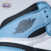 Jordan 1 Retro High White University Blue Black Unisex