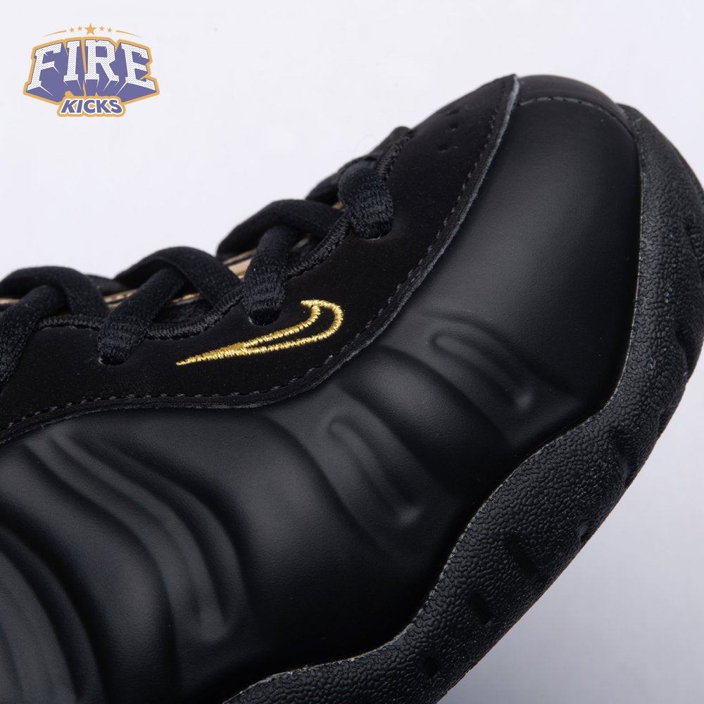 Nike Air Foamposite Pro Black Metallic Gold 624041-009 Unisex