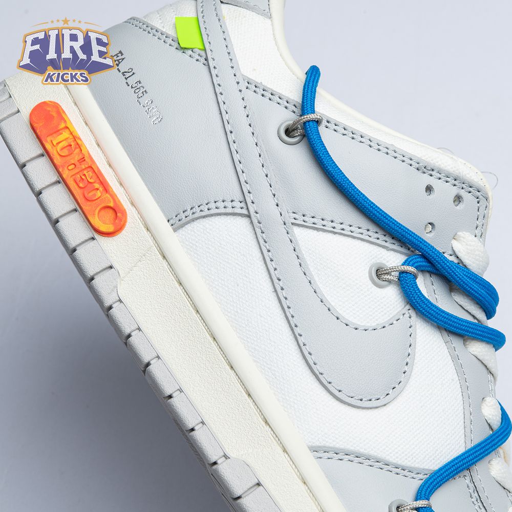 Nike Dunk Low Off-White Lot 10 DM1602 112 Unisex