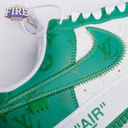 Nike Air Force 1 Low By Virgil Abloh White Green Men's