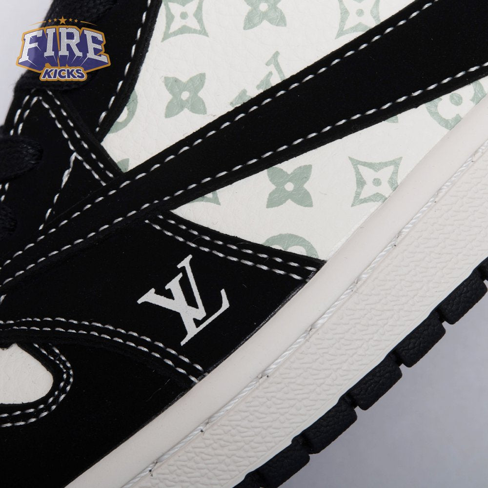 Travis Scott x Fragment Design x Air Jordan 1 Low OG SP Black Off White Grey LX1988-200 Unisex