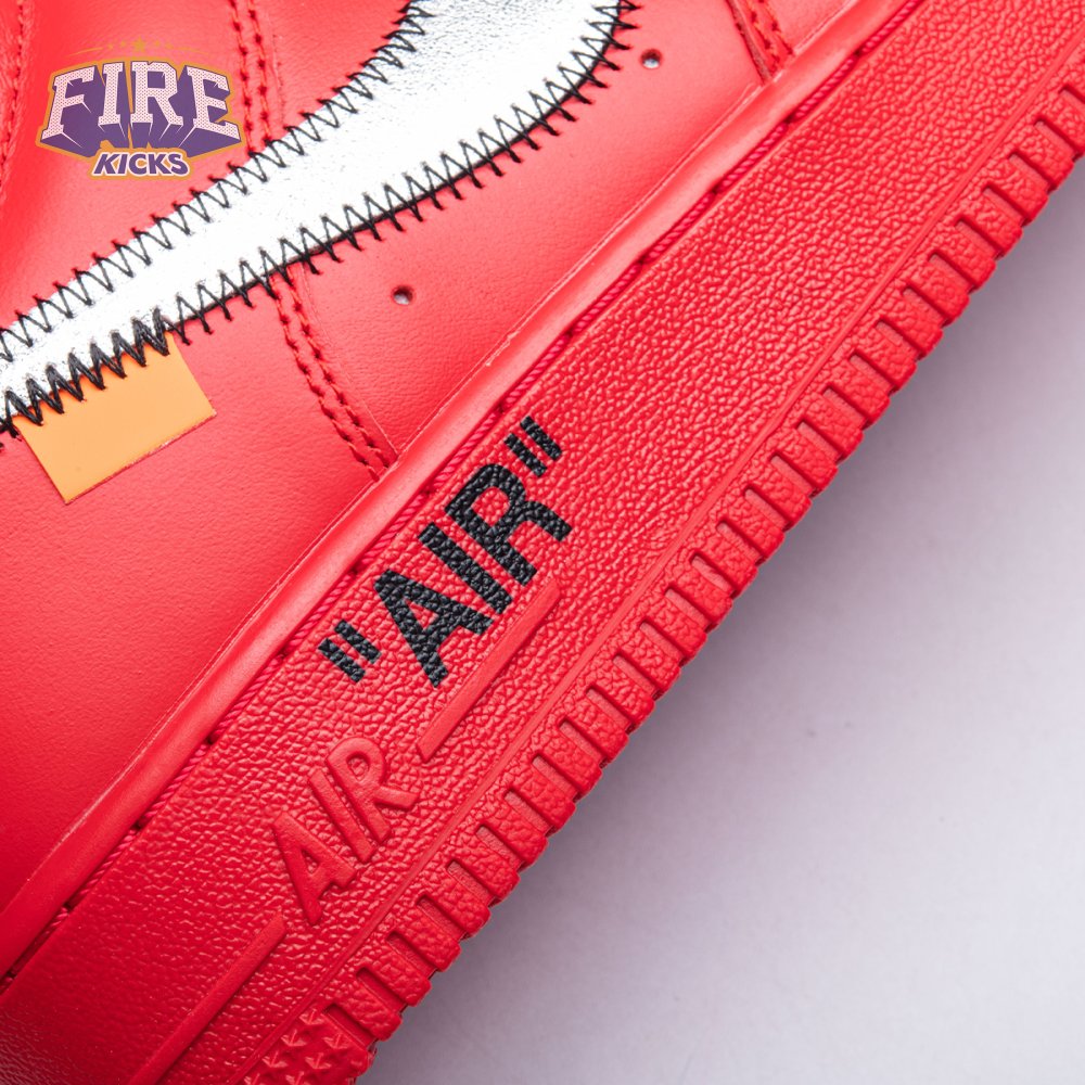 Nike Air Force 1 Low Off-White Red Unisex