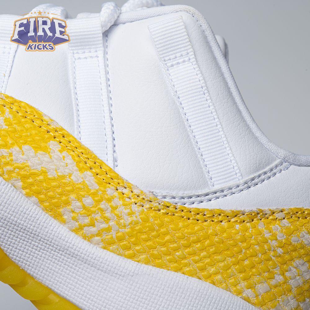 Jordan 11 Retro Low Tour Yellow Snakeskin AH7860-107 Men's