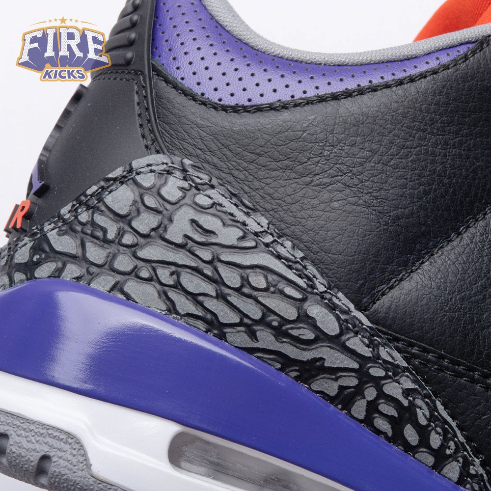 Jordan 3 Retro Black Court Purple CT8532-050 Men's