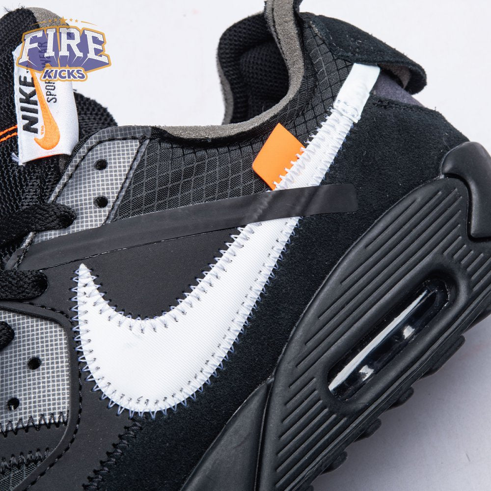 Nike OFF-WHITE x Air Max 90 White Black Men's