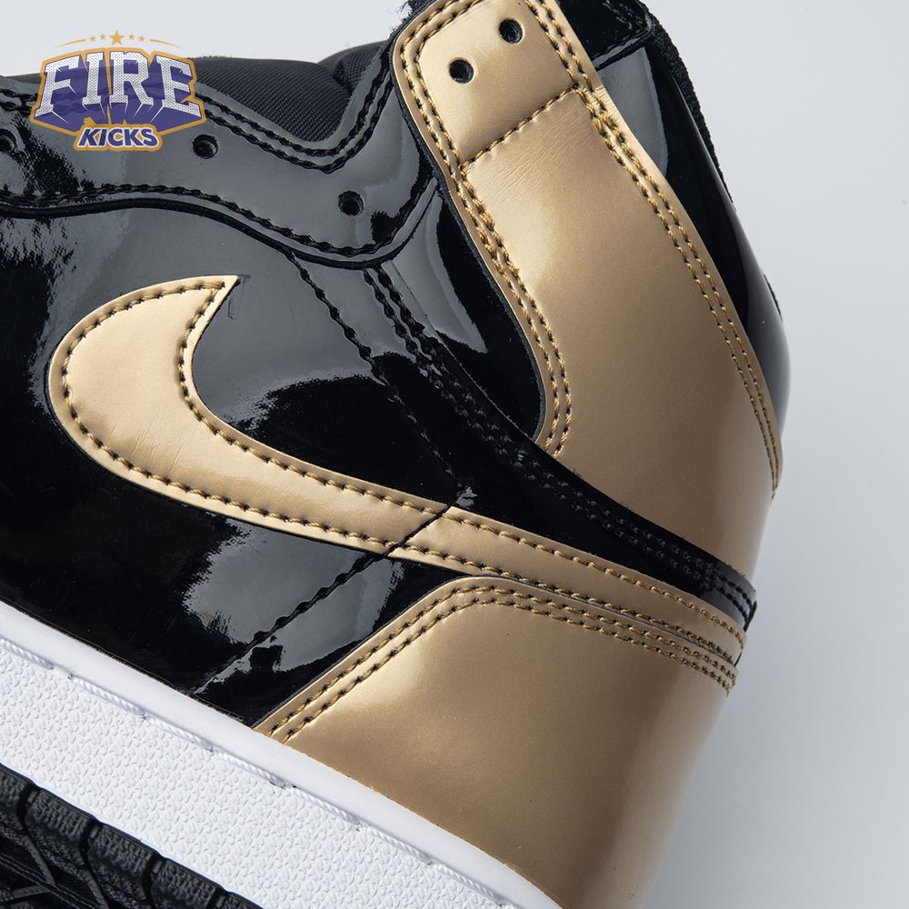 Jordan 1 Retro High NRG Patent Gold Toe Men's