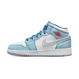 Air Jordan 1 Mid 'French Blue Fire Red'
