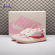 Travis Scott x Air Jordan 1 Low OG Tropical Pink IQ7604-101 Unisex