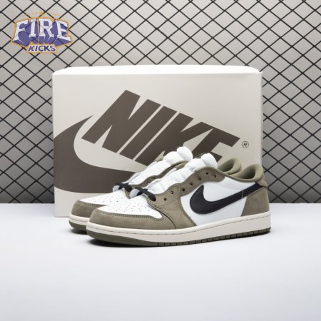 Jordan 1 Retro Low OG Medium Olive HQ6998-200 Unisex