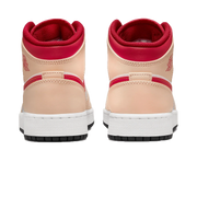 Air Jordan 1 Mid 'Light Curry Cardinal Red'