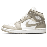 Air Jordan 1 Mid 'Linen / College Grey'