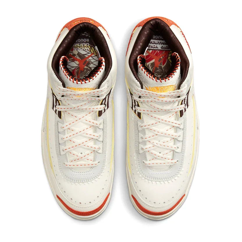 Air Jordan 2 x Maison Ch&acirc;teau Rouge 'Orange Sail'