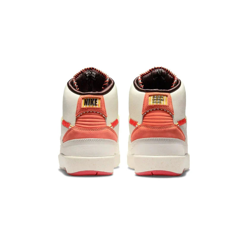 Air Jordan 2 x Maison Ch&acirc;teau Rouge 'Orange Sail'