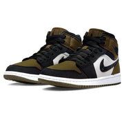 Air Jordan 1 Mid 'Olive Toe'