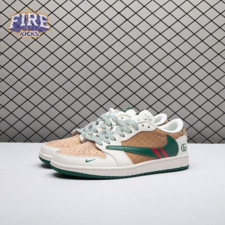 Travis Scott x Air Jordan 1 Low QW5088-206 Unisex